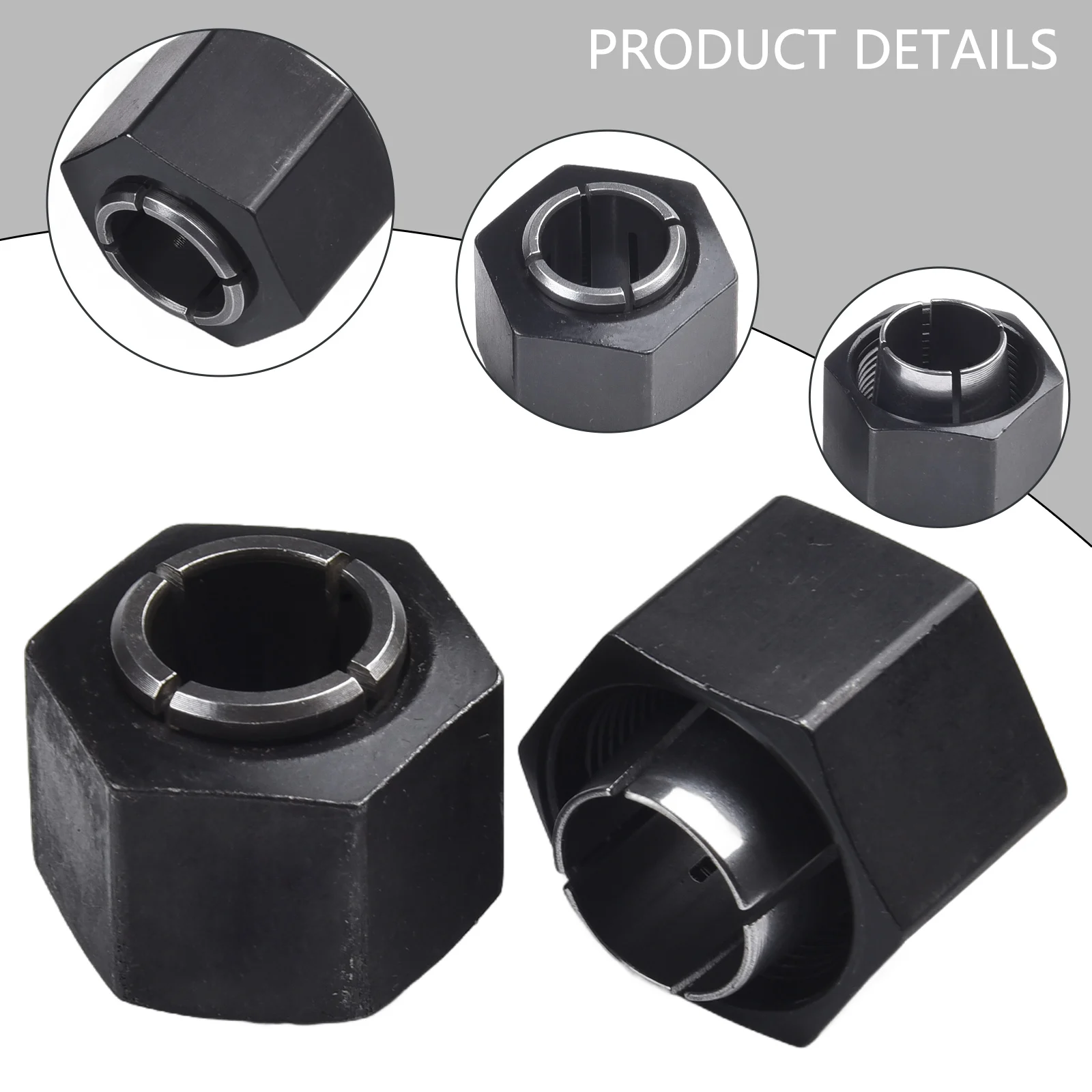 Precision Engineered Router Collets for Use with Multiple Popular Models Like the Efficient MRF23EVS Featuring Sizes 12 mm/13 mm
