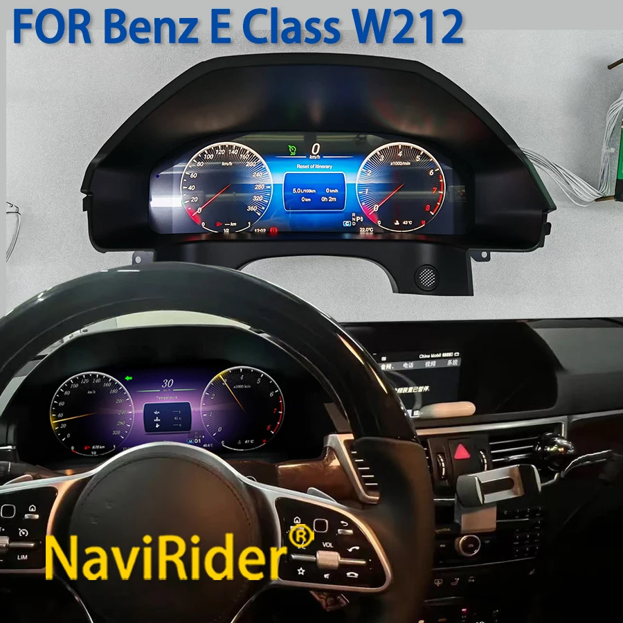 

Автомобильная ЖК-приборная панель для Mercedes Benz E Class W212 2010-2015 NTG4.0 NTG4.5 Приборная панель Приборная панель Кабина Цифровая приборная панель