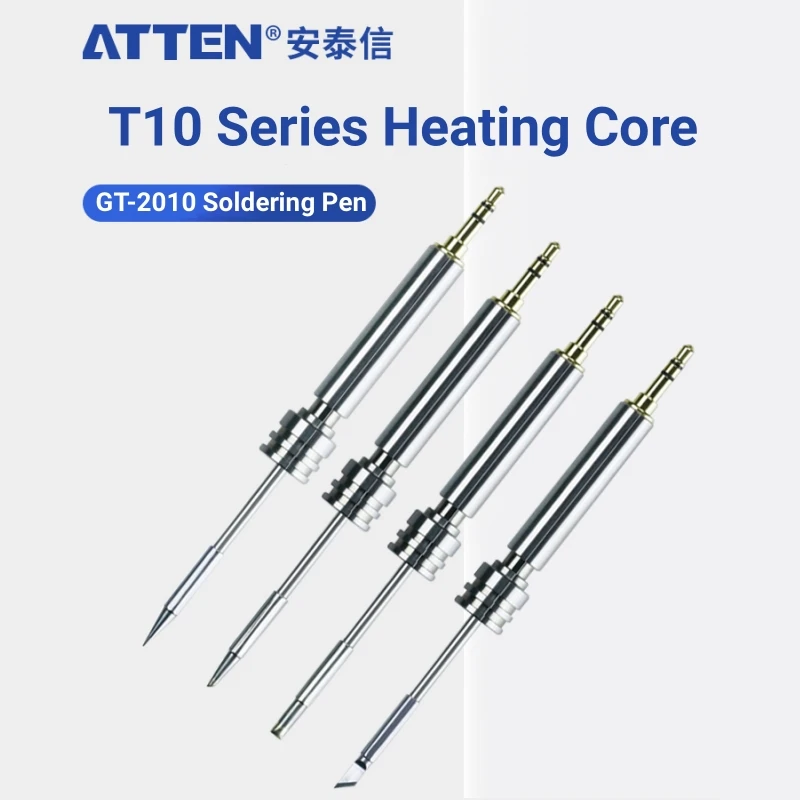 

T10 Series 0.5I/1.2C/1.3D/2.2D/3.0D/K Heating Core Tips For GT2010 Digital Display USB Portable Soldering Iron 5V Soldering Pen