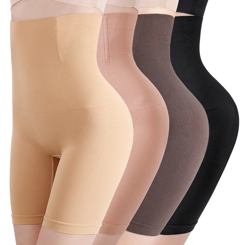 

Women Boxer Hight Waist Pants Seamless Waist Trainer Shorts Lady Sexy Body Shaper Sports Tight Shorts Female Shapewear Underware