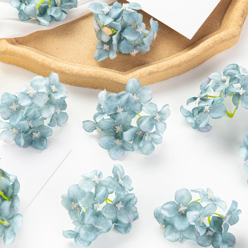 10 Stück Künstliche Blumen Großhandel Hochzeit Outdoor Garten Rosenbogen Heimdekoration Girlanden Geschenkbox Künstliche Seidenhortensien – Detail 2