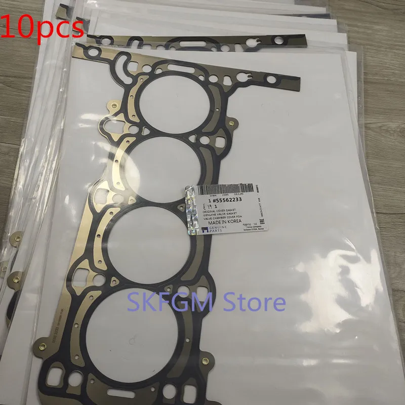 

10PCS Engine Cylinder Head Gasket Seal For Buick Encore Cadillac Chevrolet Aveo Cruze Sonic Opel Vauxhall Astra Corsa 55562233