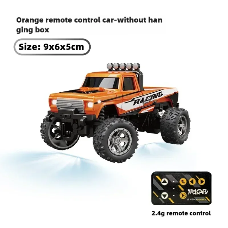 RC Bigfoot 1/64 Speed Mini Off-road Climbing Car Alloy Cool Appearance Light Shock Absorption Children's Toy Gift