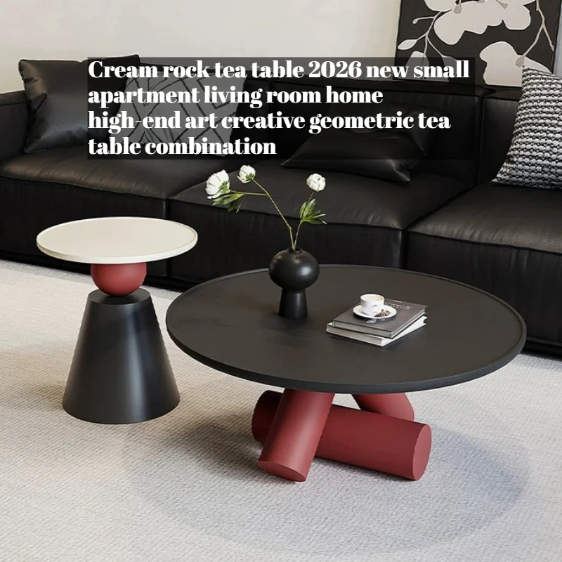 Modern Colorful Coffee Tables Small Round Garden Art Coffee Tables Low Apartment Mesa De Centro Sala Mid Century Furniture