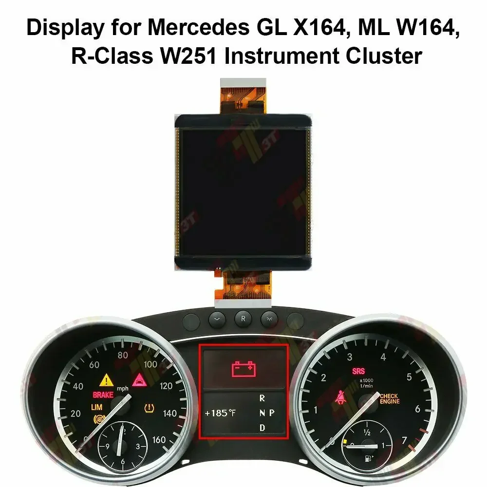 LCD Display Pixel Repair For Mercedes Benz MB ML W164 ML350 GL X164 R-Class W251 Instrument Cluster Screen