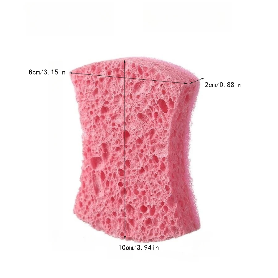 6 scrubby sponges, scratch-resistant and scratch-free, for cleaning kitchen, bathroom, dishes, safe for non-stick cookware