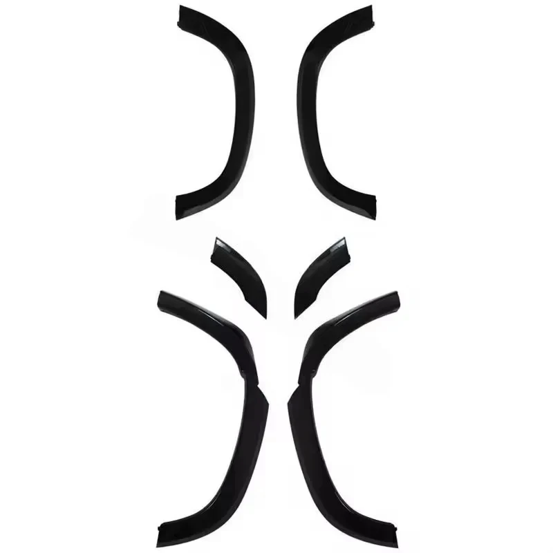 

6PCS Gloss Black ABS Wide Wheel Arch Eyebrow Exterior Upgrade Accessories