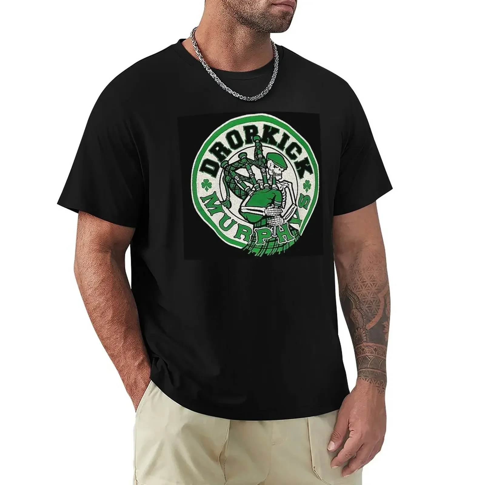 fans99 dropkick murphys T-Shirt animal prinfor boys Short sleeve tee sublime anime figures t shirt men 100℅ cotton