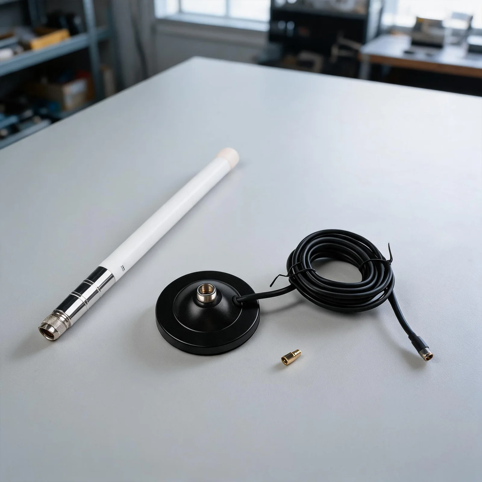 915MHz Antenna Antenna Kit Smart Home Applications 5.8dbi Gain Antenna With Adapter Copper Conductive Parts Easy To Install