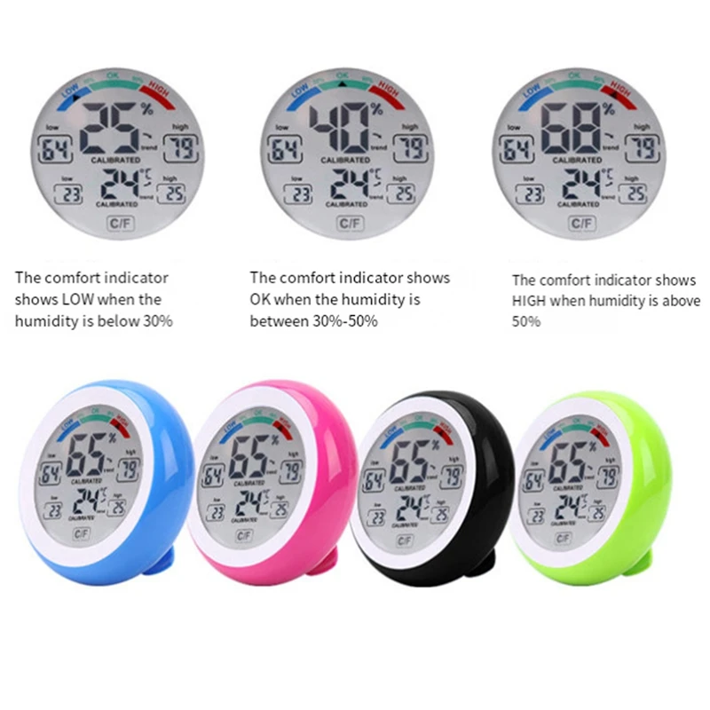 Digital Monitor Hygrometer Thermometer Indoor Room Home Temperature Humidity Monitor For Home Office Baby Room