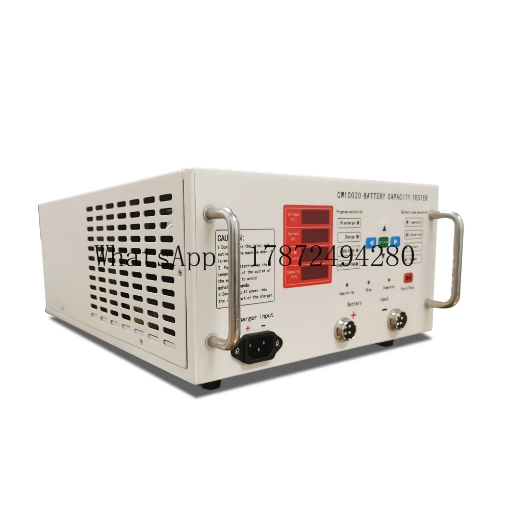 CW10020 Electronic Loading Battery Capacity Tester High Current Lead Acid Lithium Batteries Charge Discharge 20a 110v/220v 200w