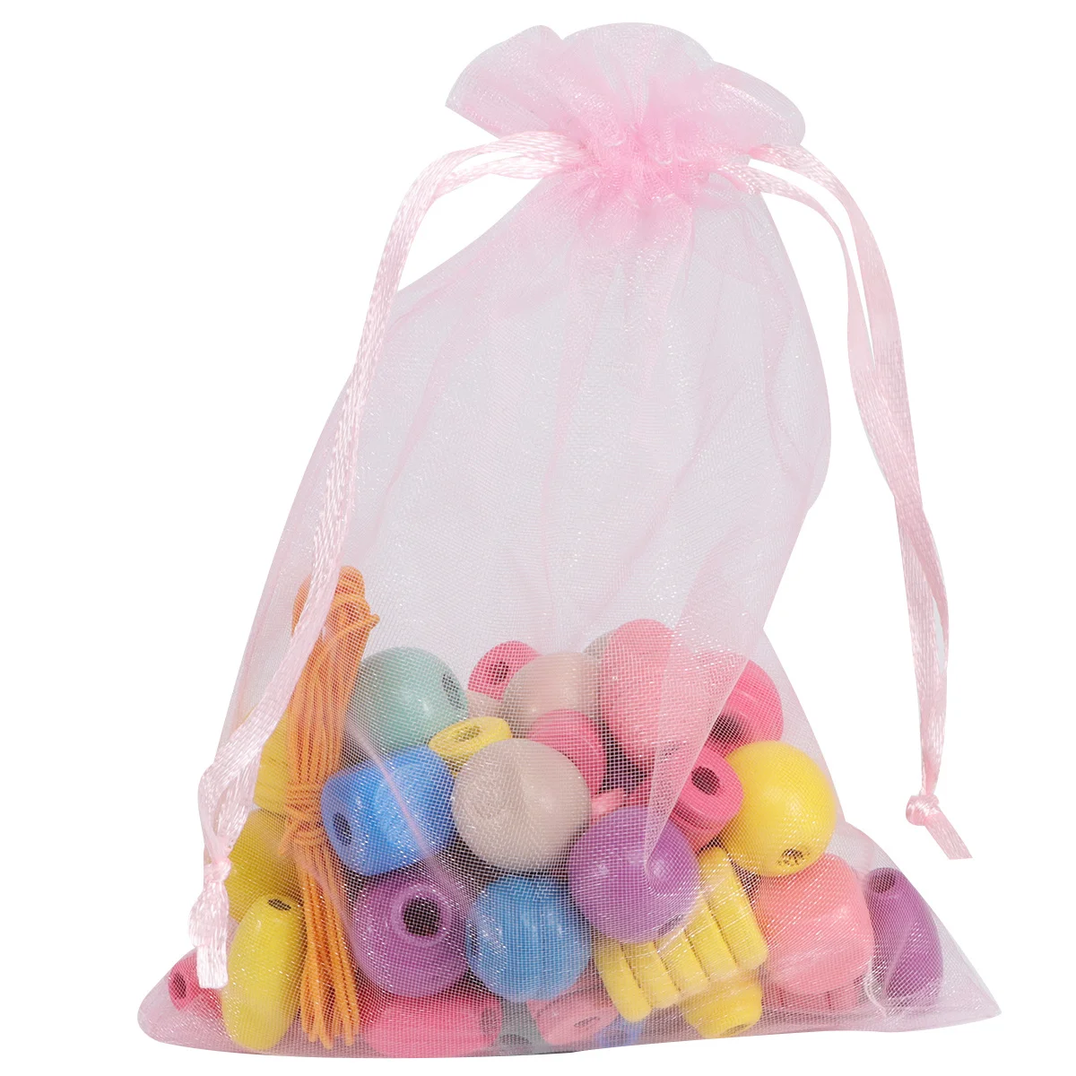 1 حزمة متنوعة من الخرز الخشبي الملون لتقوم بها بنفسك سلسلة الخرز للتعلم الصديق للعبة تعليمية للتطوير الفكري