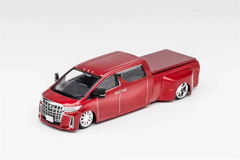 

GCD 1:64 Alphard NATS Alphard Super Dually Truck RHD литая под давлением модель автомобиля