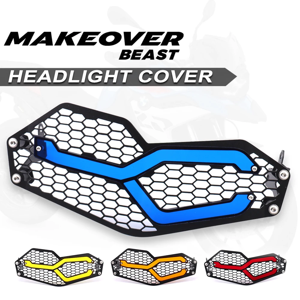 Motorcycle Aluminum alloy black Headlight Protector Fit For BMW F800GS 2024 F 800 GS GS800 With Quick Release Fastener