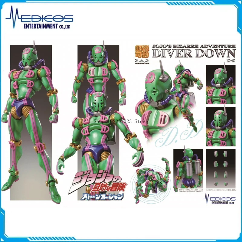 

Original MEDICOS-E JoJo's Bizarre Adventure Diver Down SUPER ACTION STATUE Anime Figures Model