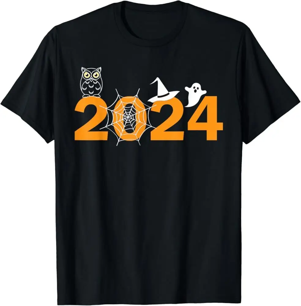 Decked Out in Happy Halloween 2024 T Shirt Size S-5XL