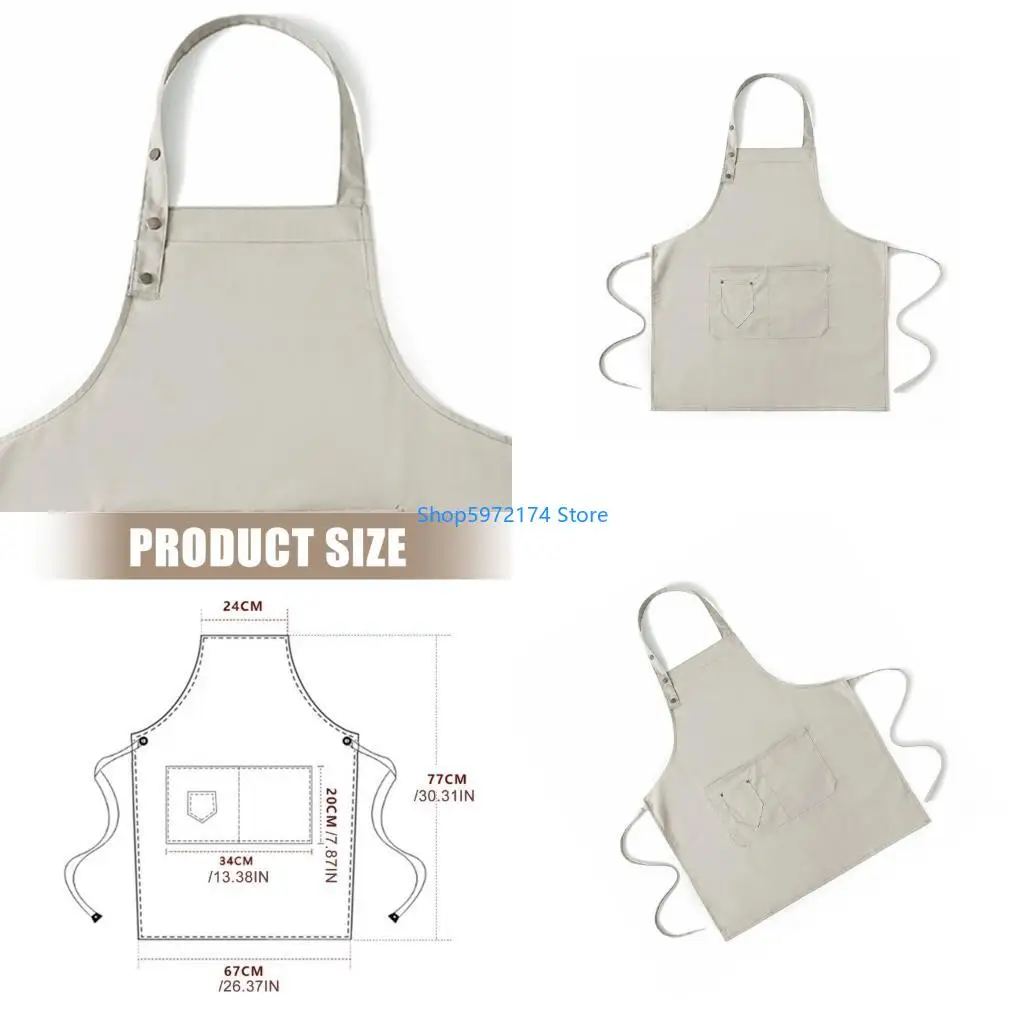 

Y3NB Ergonomic Adjustable Strap Tool Storage Apron for Men Women Canvas Fabric