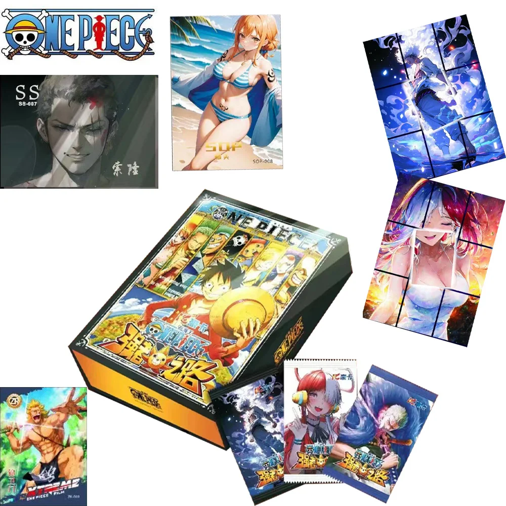 

New ONE PIECE Trading Card Game Luffy Zoro Collections Card SS VIP Hobby Collectibles Cards for Child Gifts Toys