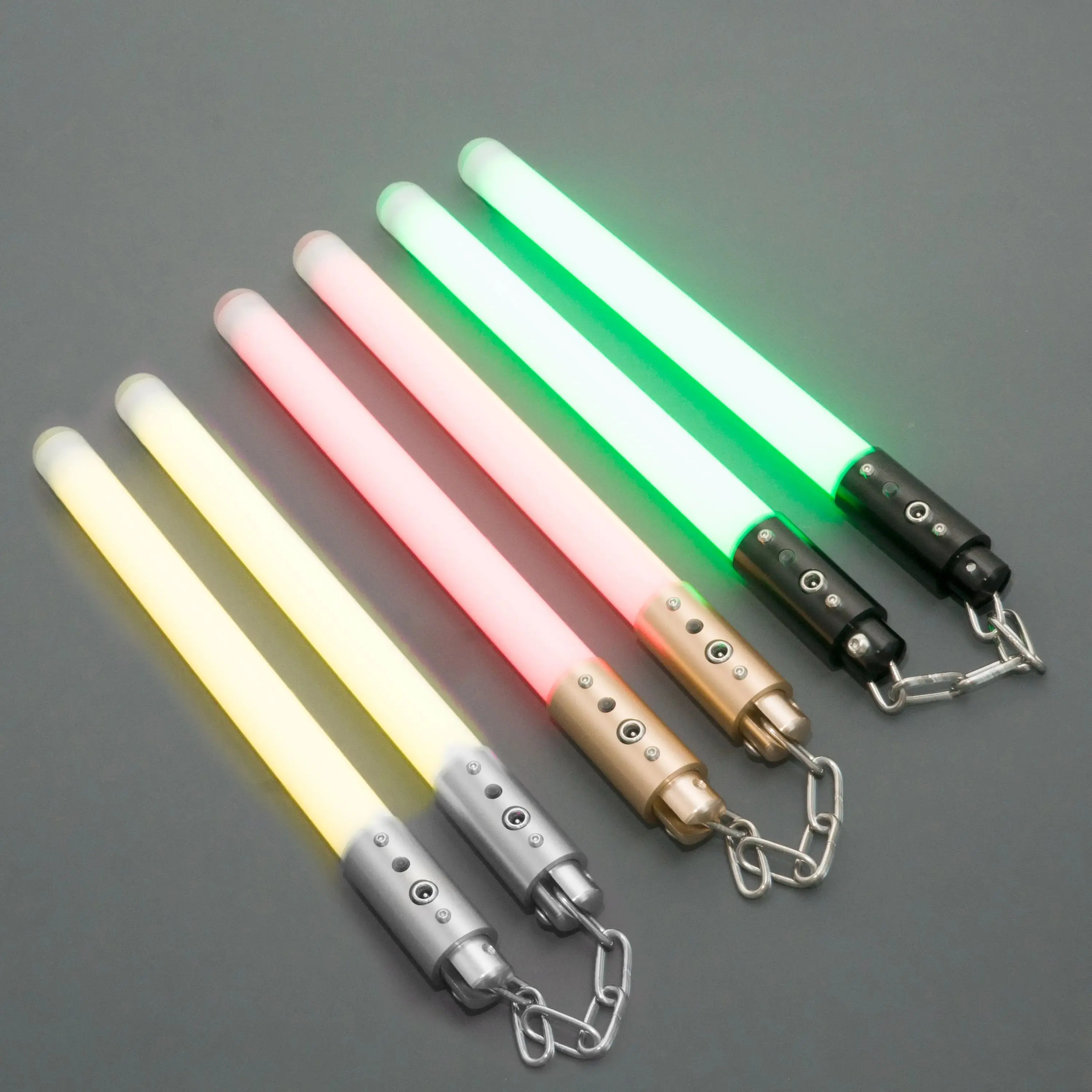 Double sword Lightsabers nunchaku Cool highlights toy Cosplay