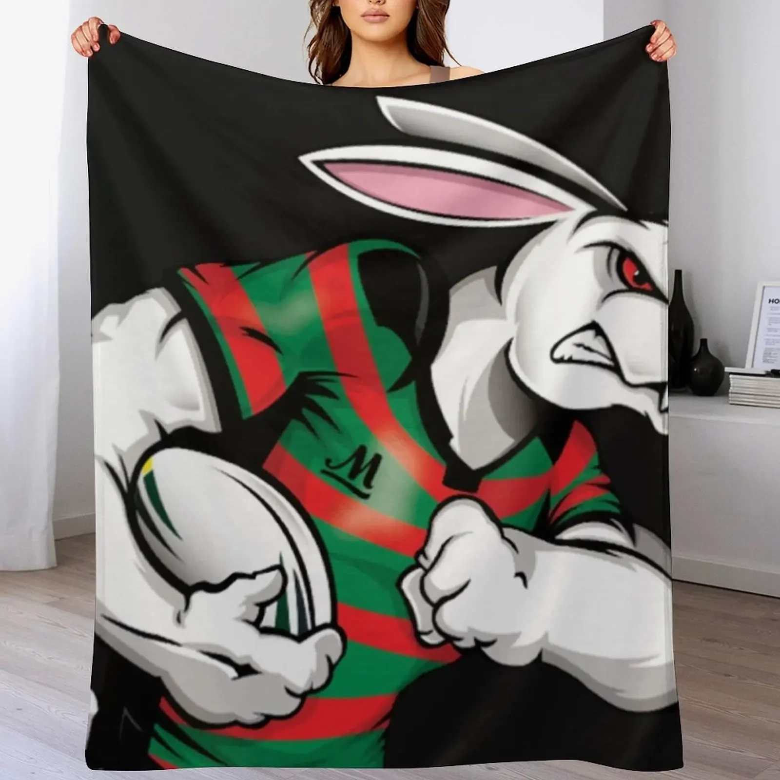 Nrl Grand Final Throw Blanket Vintage christmas decoration Blankets