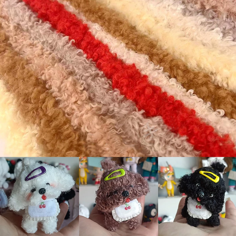1M Fur Dolls Plush Twist Stick Soft Felt Strip DIY Doll House Dog Toy Gift Decor Colorful Plush Sticks Sewing Accessories