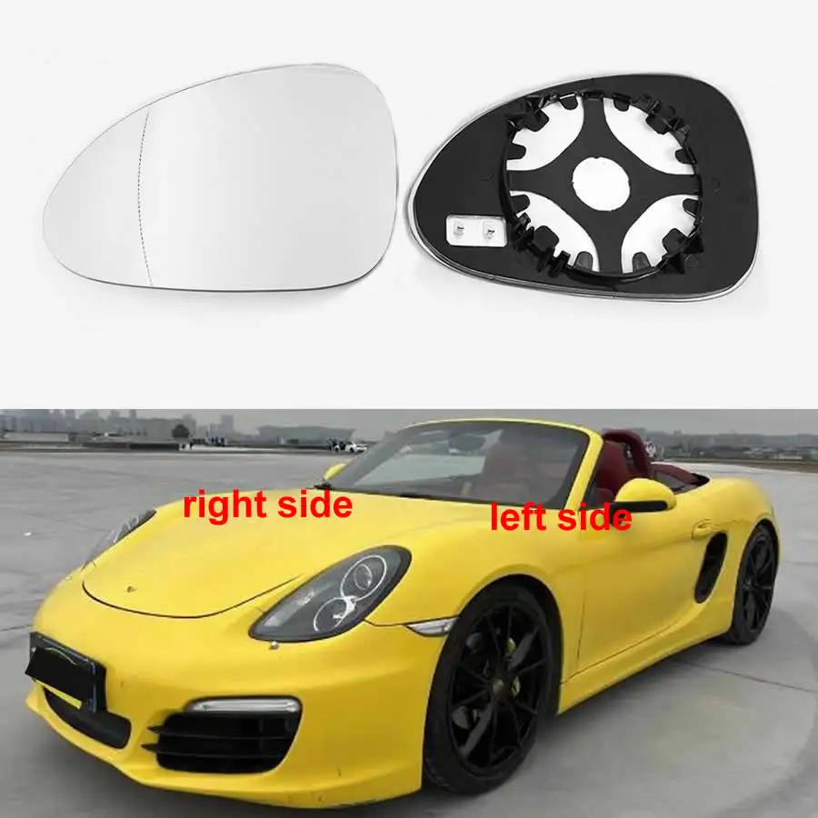 

For Porsche Boxster 2013 2014 2015 Car Accessories Side Rearview Mirror Glass Heated Rear View Mirrors Lens with Heating