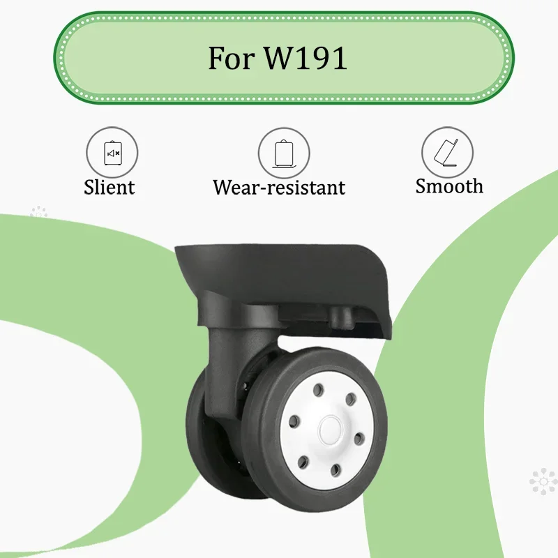 

For W191 Premium 60mm Luggage Wheel Kit Compatible with Most Suitcases Featuring Quiet-Rolling Replacement Wheels