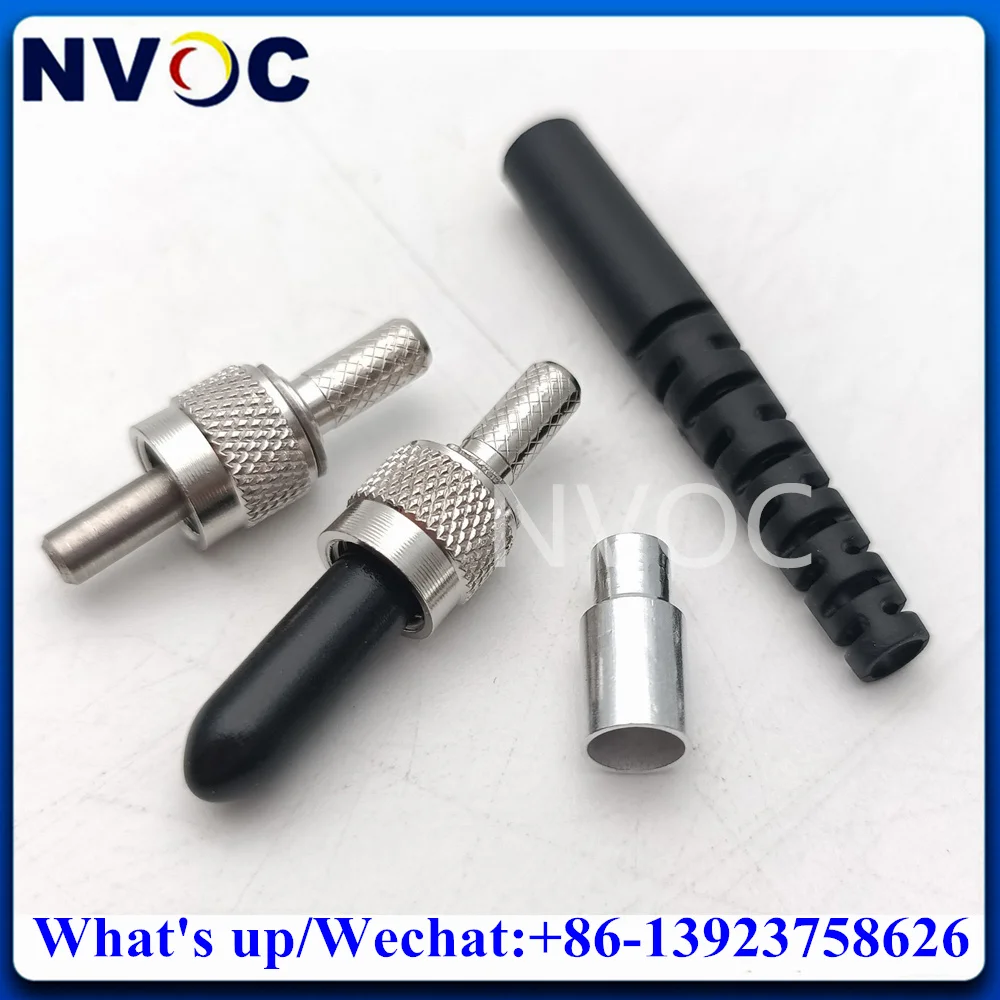 

SMA905 BGTU 600um 3.0mm Fiber Optic Connector Metal Ferrule Metal Boot SM MM SMA Round Hegaxon Fibre Optical Adapter/Connector