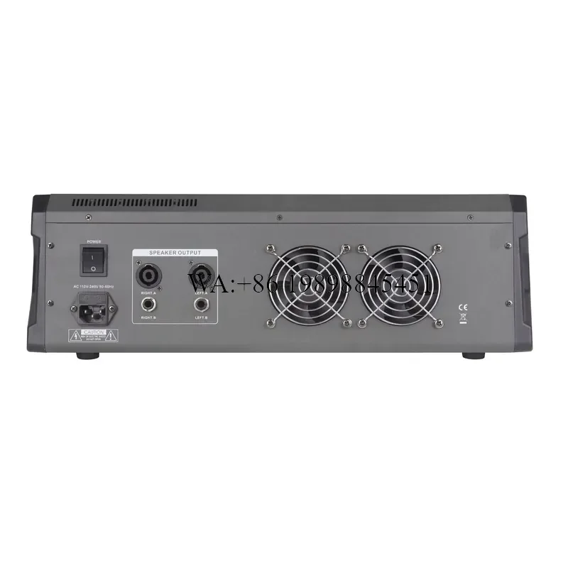 WMWMNU 8-Channel Professional Audio Mixer 2X500W Active Mixer Dual 99DSP Effects Dj Controller/audio Console Mixer for Small