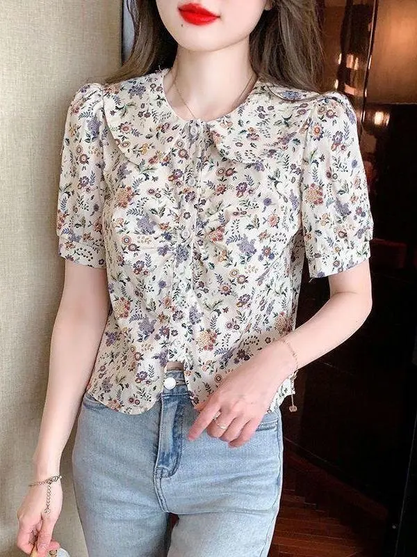 summer-2025-new-country-style-floral-print-short-sleeve-shirt-with-pocket-square-doll-collar-korean-version-business-shirt