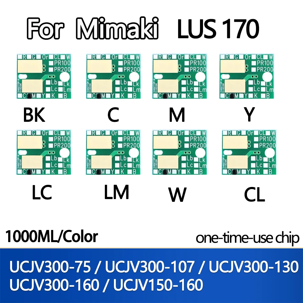 LUS 170 LUS170 Ink Chip for Mimaki UCJV300-75 UCJV300-107 UCJV300-130 UCJV300-160 UCJV150-160 Ink Bottle disposable chip