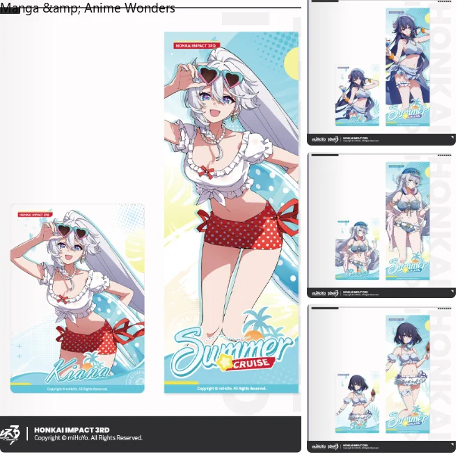 

Cosplay Xmas Honkai Impact 3 Laser Ticket &transparent Card Sleeve Blind Box Collection Gifts Official Genuine MiHoYo Anime