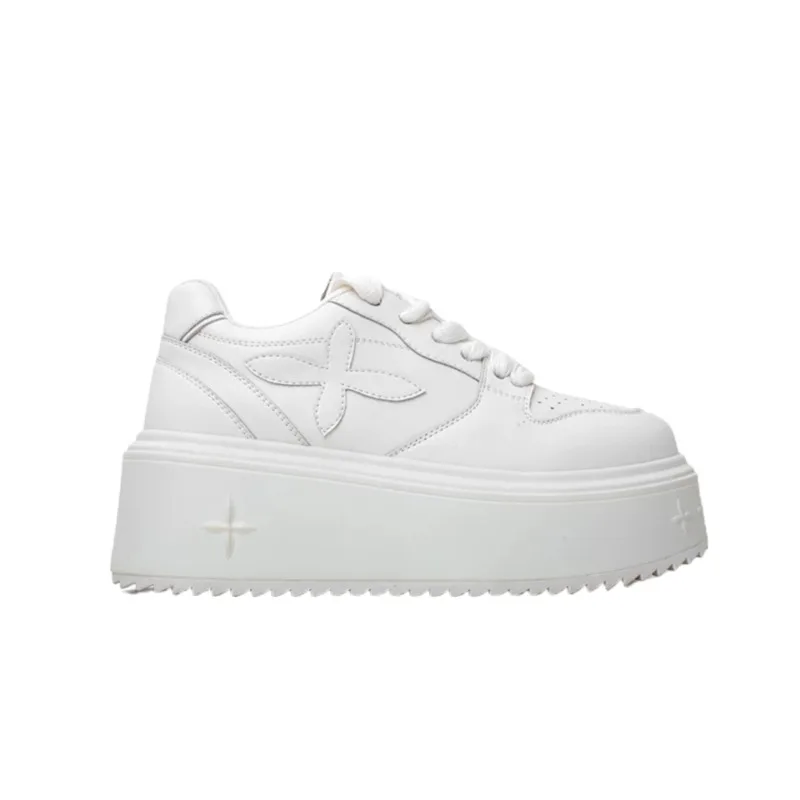 Women's Sneakers Spring Autumn Fashionable Casual Thick Soled Shoes Comfortable Height-increasing Platform Soles for Women image 6