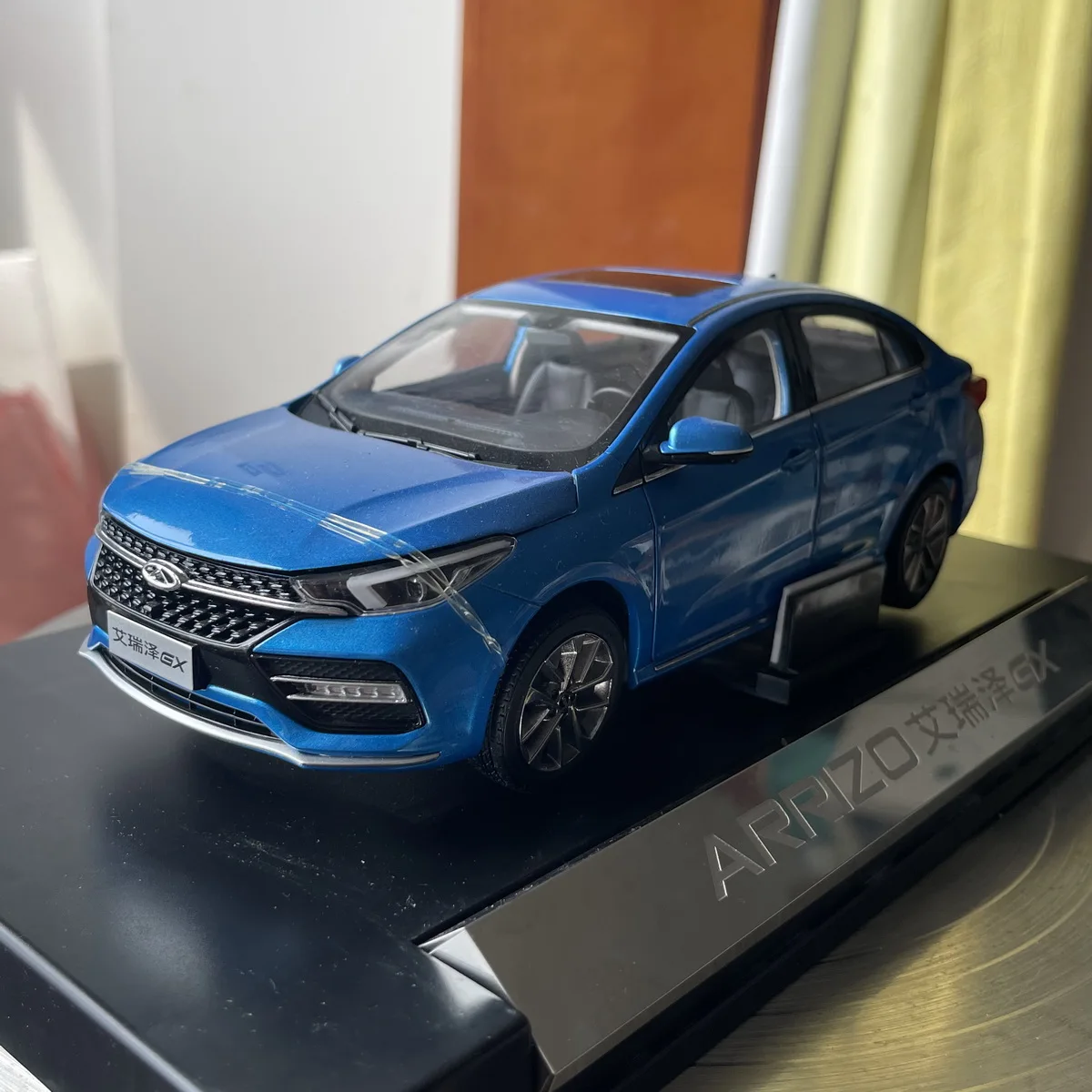 

Имитационная модель автомобиля из сплава ARRIZO GX, украшение CHERY Celer, металлическая копия под давлением, коллекционная коллекция для взрослых, подарок для мальчиков, синий, 1:18