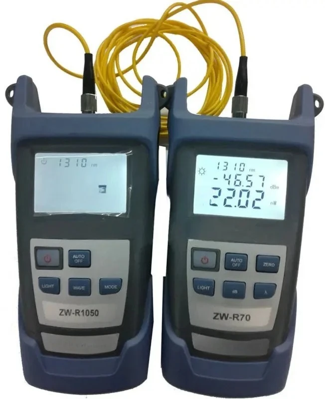Fiber Optical Multimeter -70~+3dBm Handheld Fiber Optical Power Meter + Fiber Optical Light Source 1310/1550nm