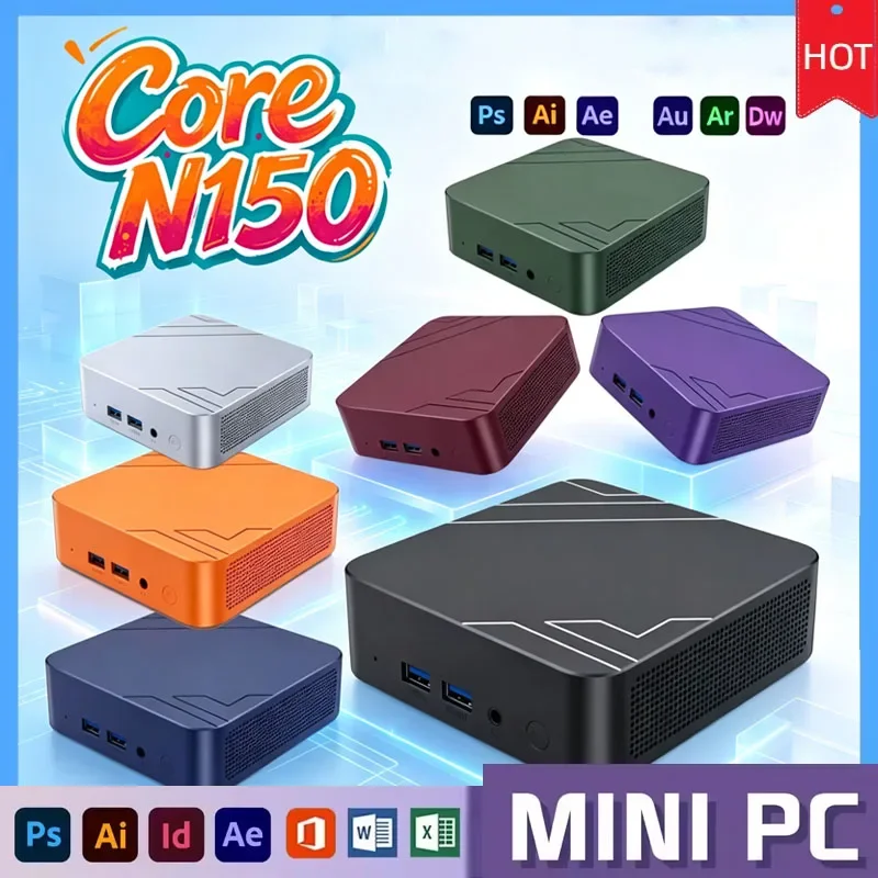 2026-intel-n150-portable-mini-pc-4c4t-36ghz-16gb-ddr4-m2-nvme-ssd-512gb-triple-4k-wifi6-bt52-silent-cooling-office-home
