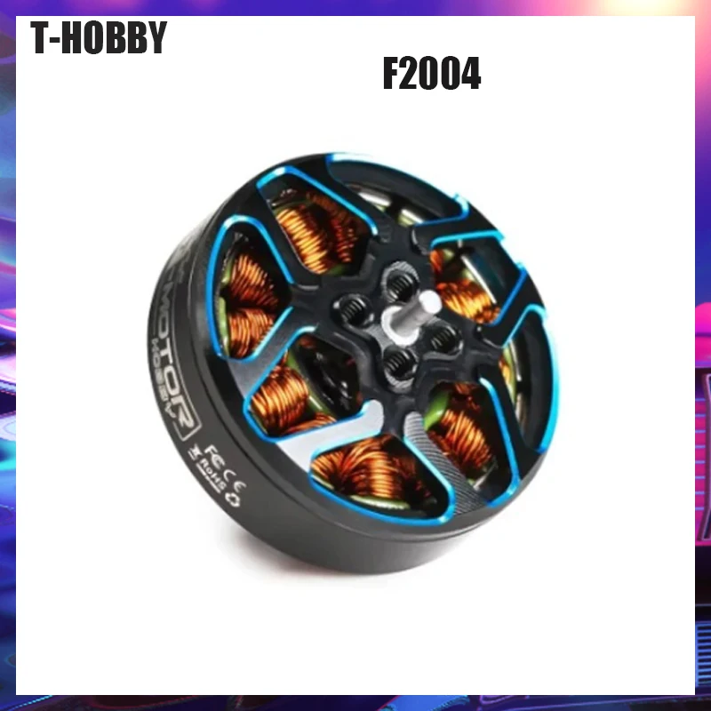 Moteur brushless T-Motor F2004 2004 1700KV 6S / 3000KV 4-5S, longue portée, arbre de 1,5 mm pour drone FPV de course quadricoptère de 3 à 5 pouces