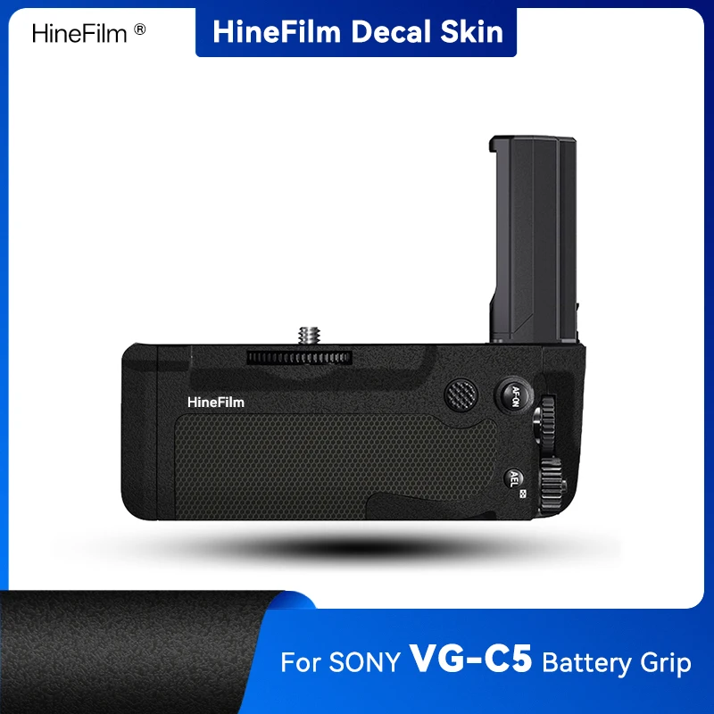Hinefilm الجلد لسوني VG-C5 كاميرا بطارية قبضة ملصق A1M2 A9M3 كاميرا بطارية قبضة DMWBG2 التفاف غطاء فيلم VG C5 الجلد