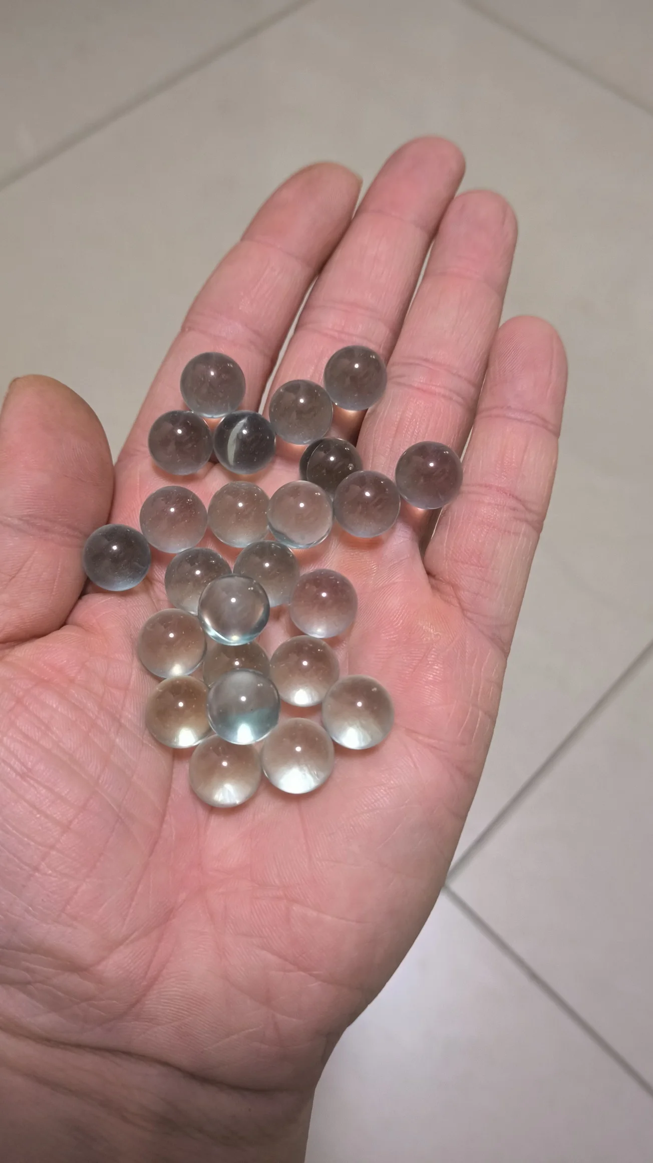 about 100g Glass Ball Solid High Precision Transparent 2-12mm Transparent Accuracy error more than 0.02mm