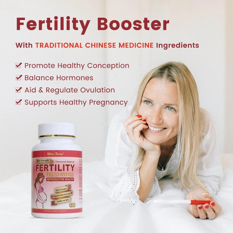 

Female Support Woman Fertility Capsules Hormonal Balance Reproductive Health