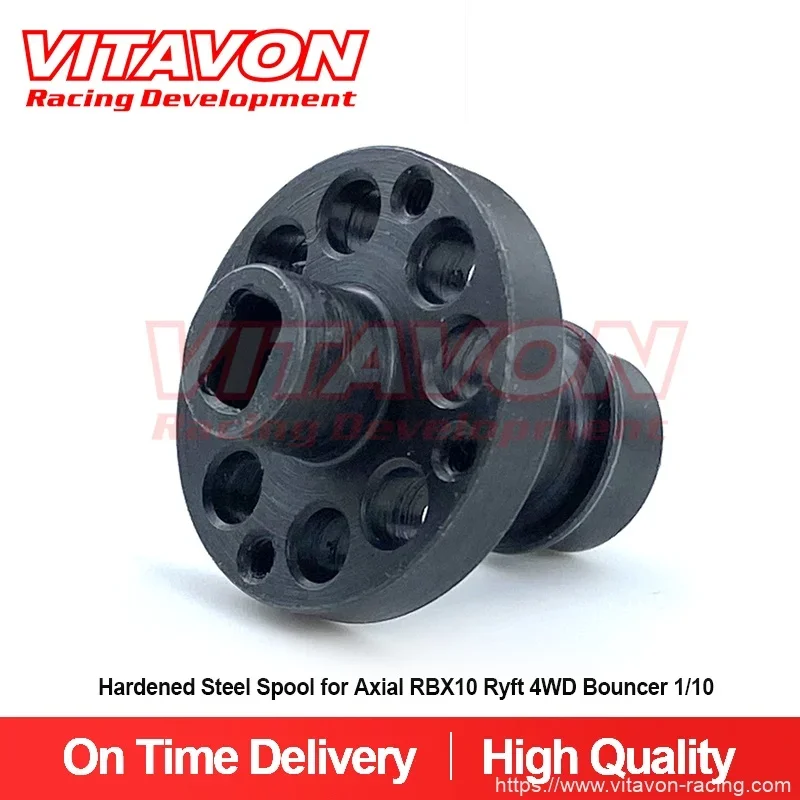 VITAVON CNC 45# Hardened Steel Spool for Axial RBX10 Ryft 4WD Bouncer 1/10