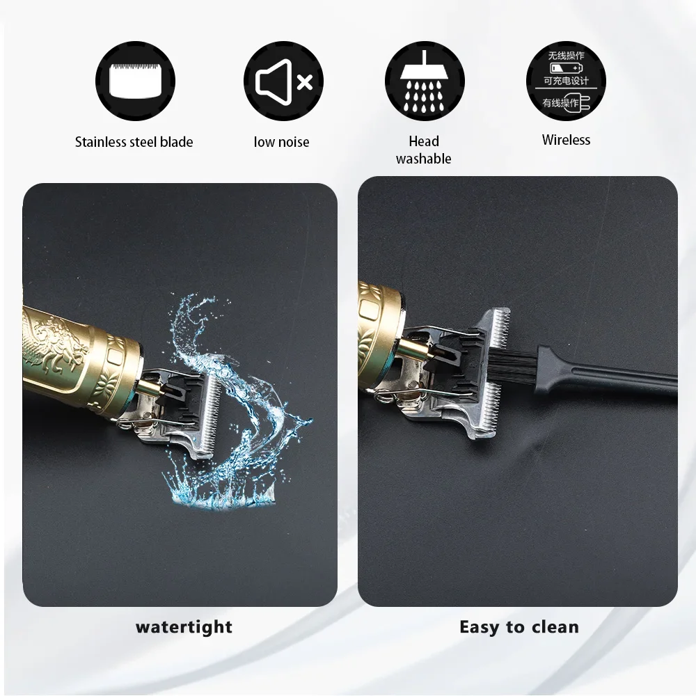 2022 뜨거운 판매 머리 절단기 머리 가위 충전식 면도기 수염 트리머 전문 남성 머리 절단기 수염