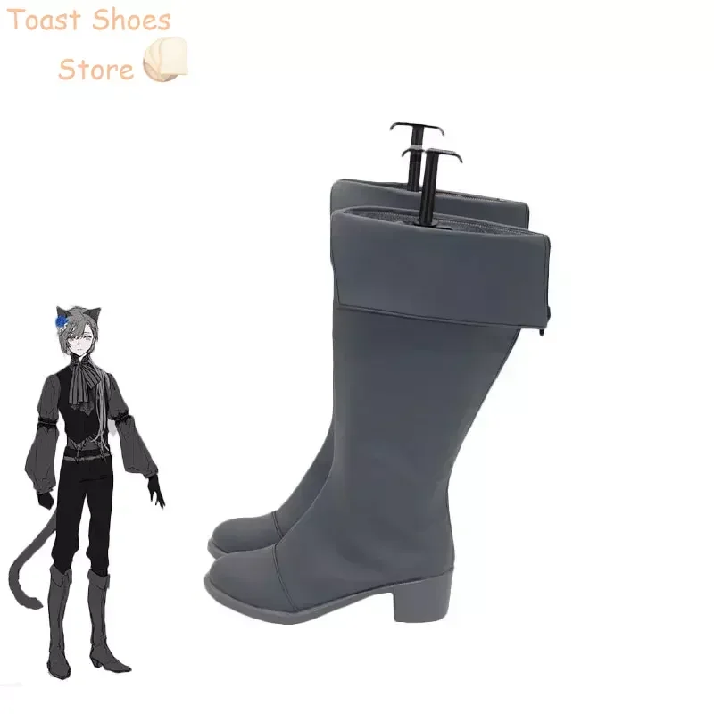 Kanae Cosplay Shoes Halloween Carnival Boots Vtuber Cosplay Prop PU Shoes Costume Prop