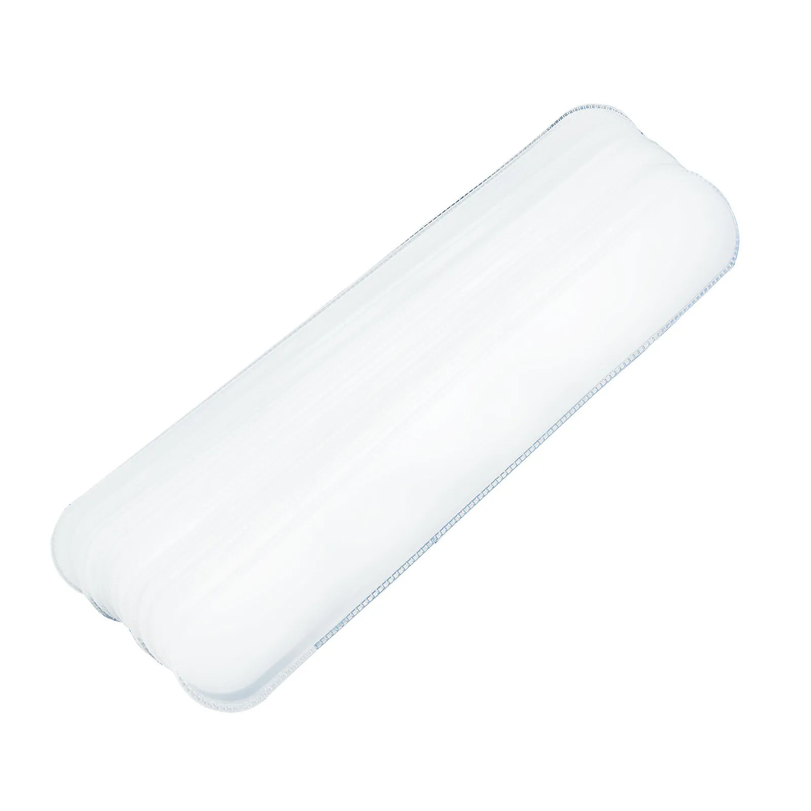 20 قطعة من حقائب تنظيم فرش المكياج بتصميم شبه شفاف مقاوم للماء وحامل أدوات محمول من إيفا وأغطية مستحضرات التجميل #5