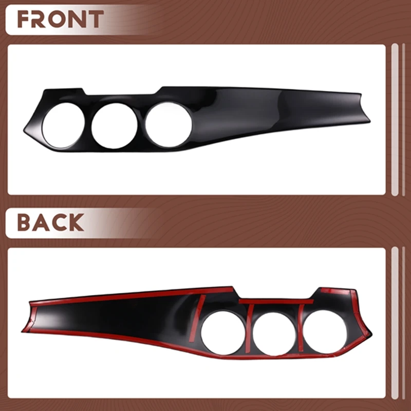 Carbon Fiber Dashboard Center Console Air Condition Panel Decoration for Mercedes Benz W176 GLA X156 CLA C117 2013-2019
