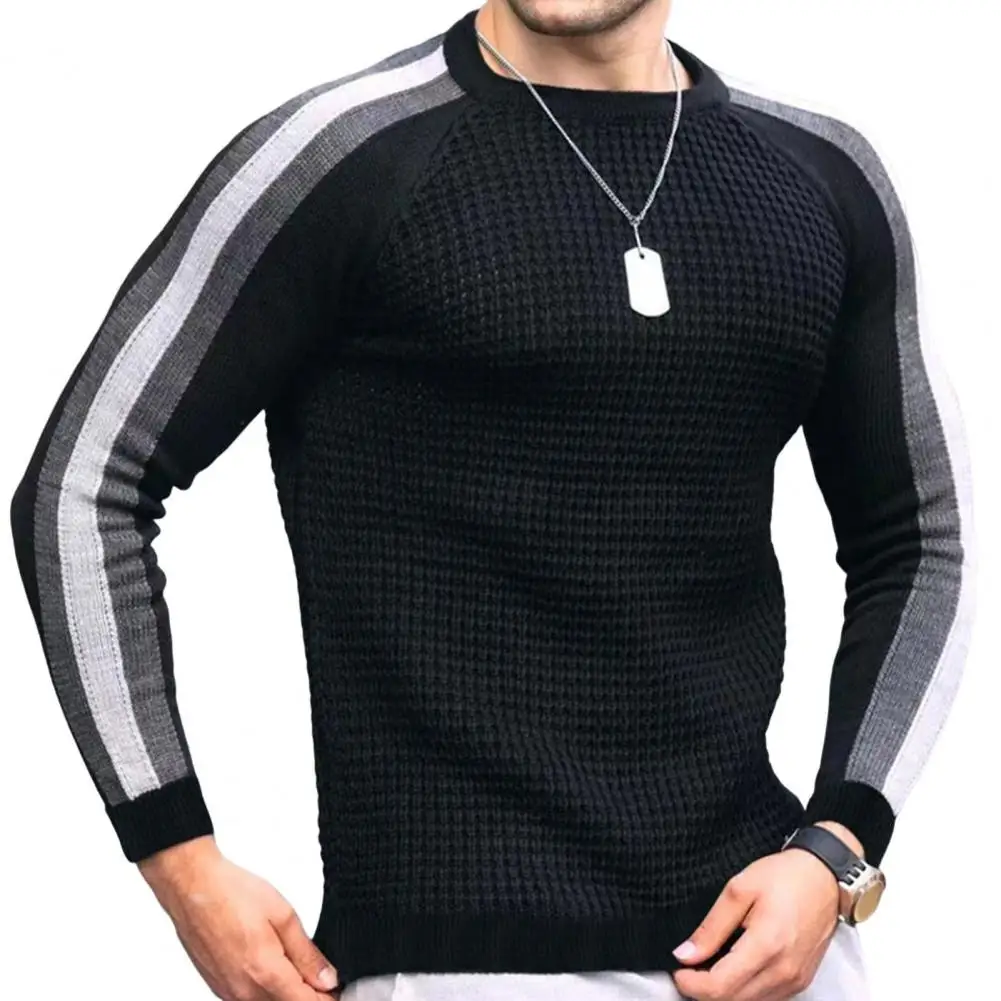 Trend iger Strick pullover Slim Fit Super weicher Herren pullover Fine Touch Strick pullover
