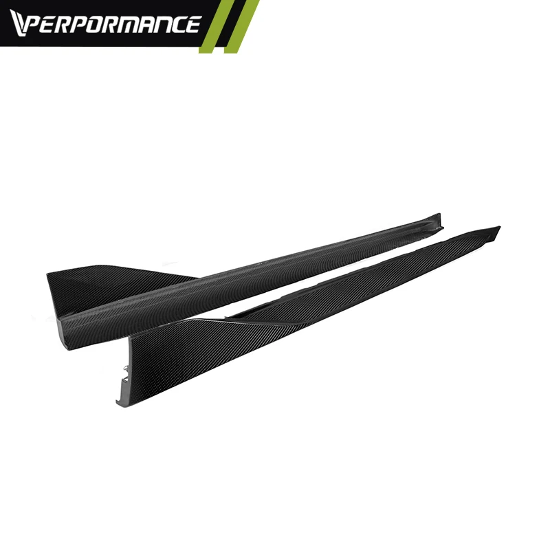 2021Year 4 Series M4 G82 Side Skirt MP Style Dry Carbon Fiber Material Car Autoparts Side Step G80 G82 G83 M3 M4