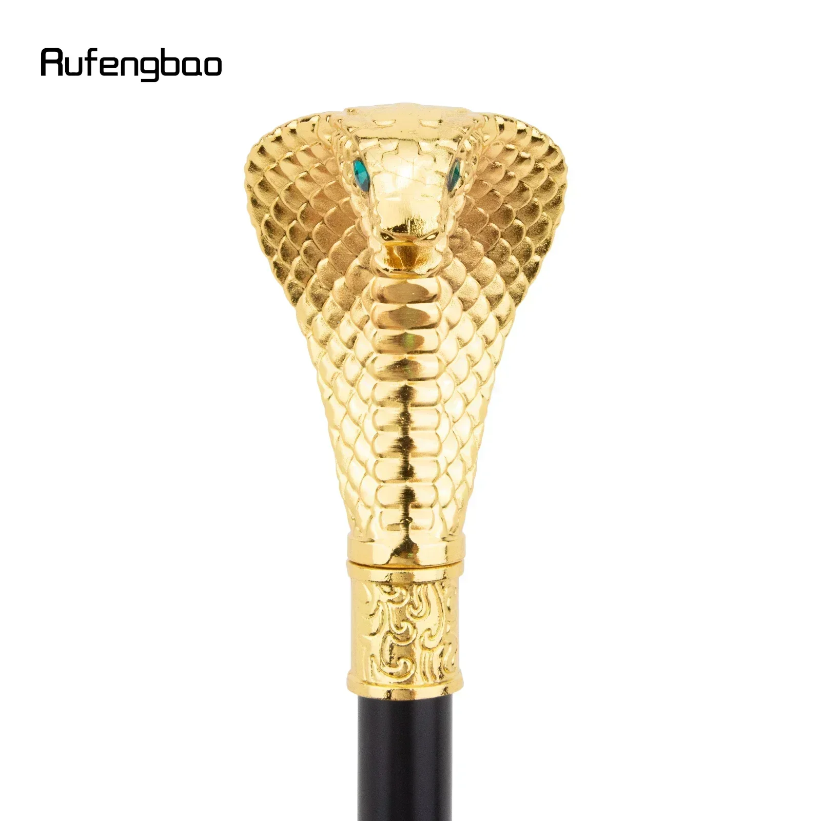 Golden Luxury Cobra Snake Handle Fashion Walking Stick for Party Decorative Walking Cane Elegant Crosier Knob Walking Stick 94cm view 4