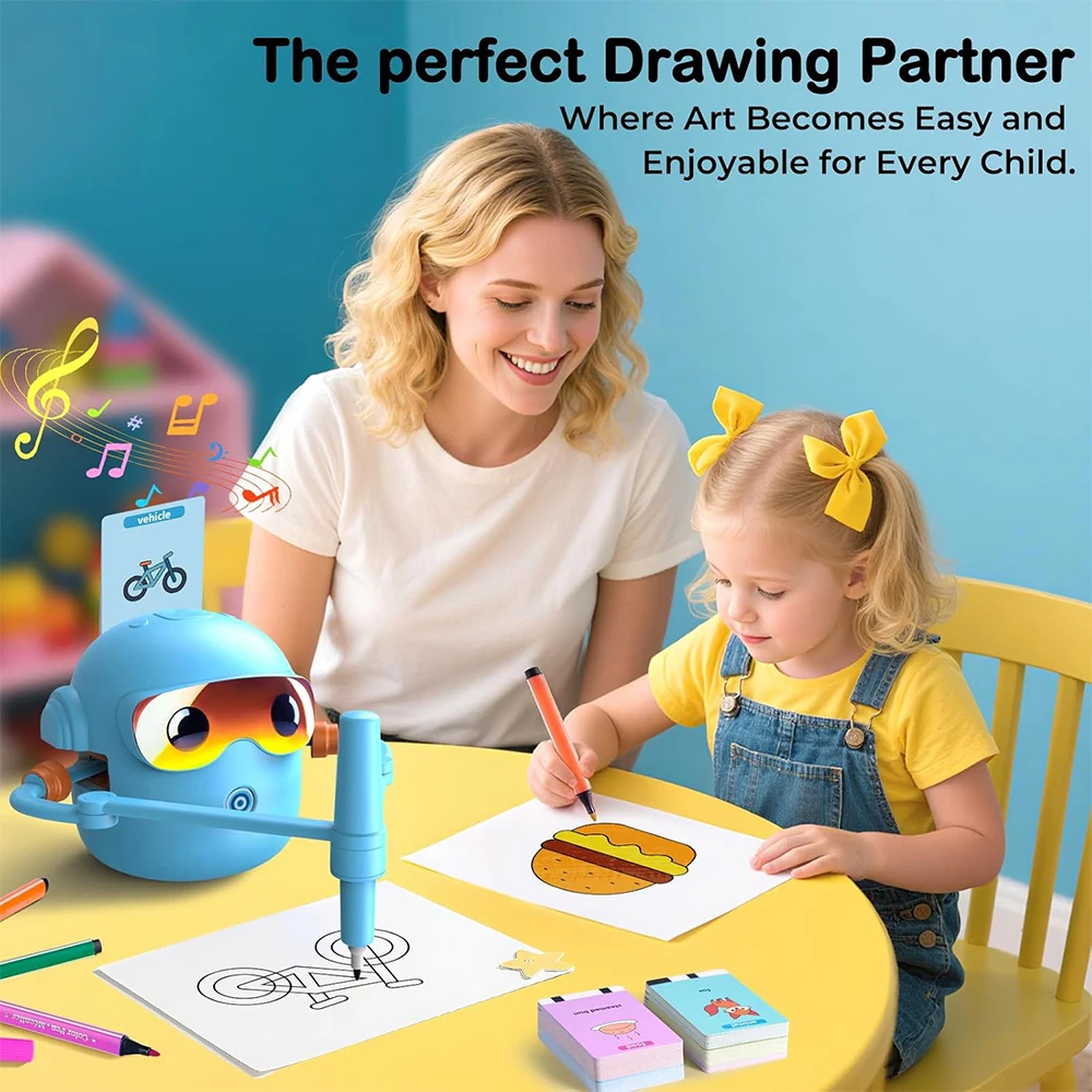 Automatic Intelligent Drawing Robot Enlightenment Intelligent Drawing Robot Teaching Aid Educational Early Childhood Machine Toy