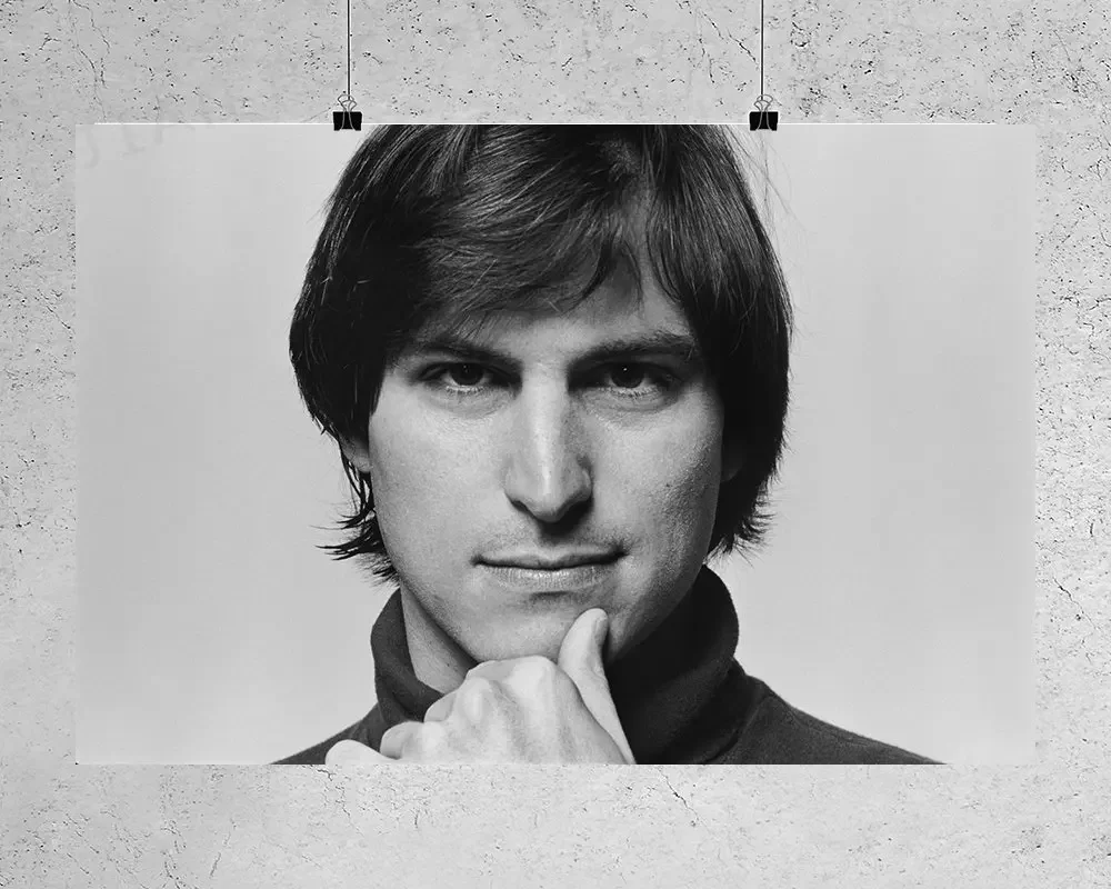 H070 Steve Jobs RIP Think Different Great Inventor Wall Sticker Silk Poster Art Home Decoration